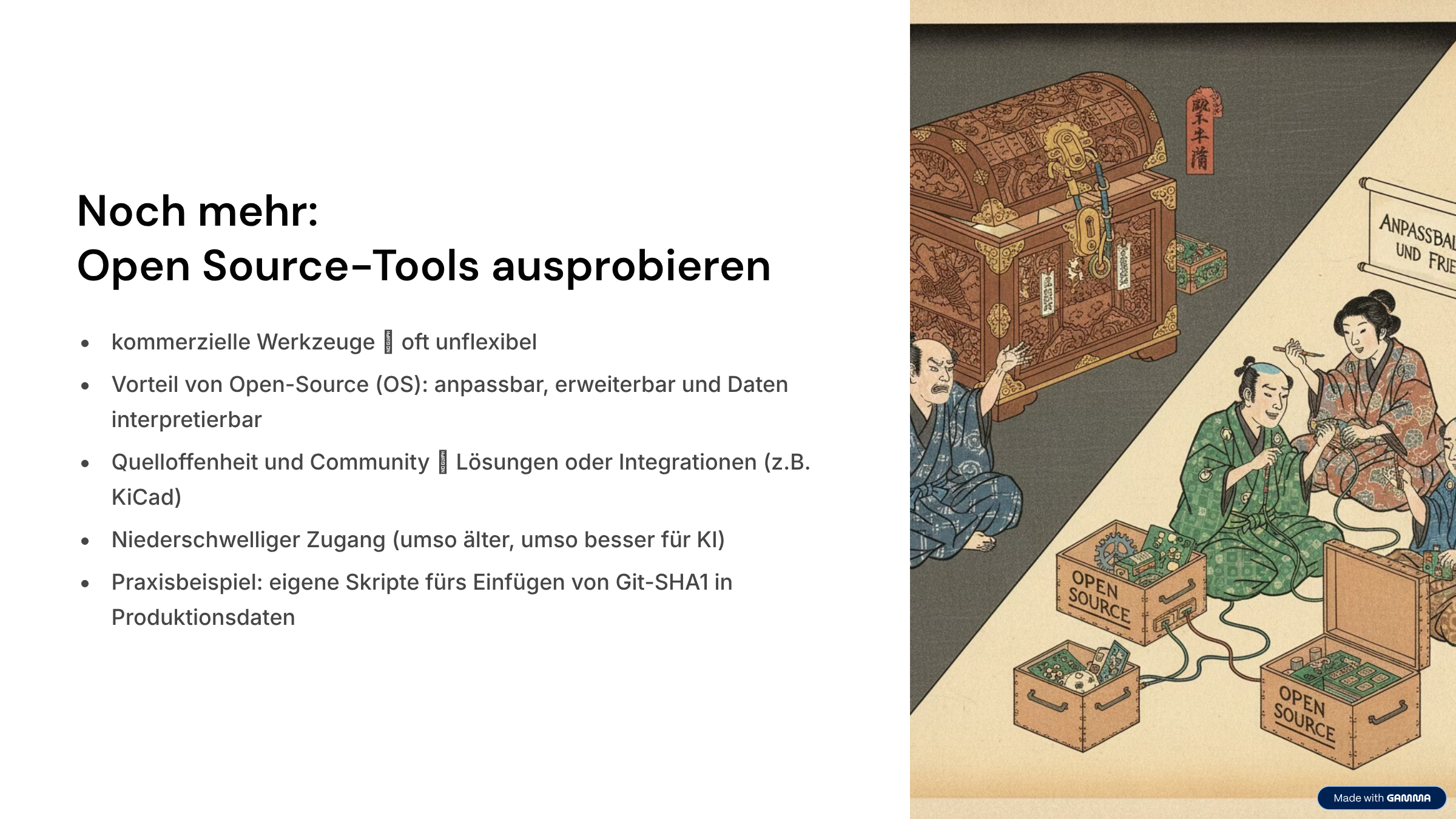 Open Source Tools ausprobieren